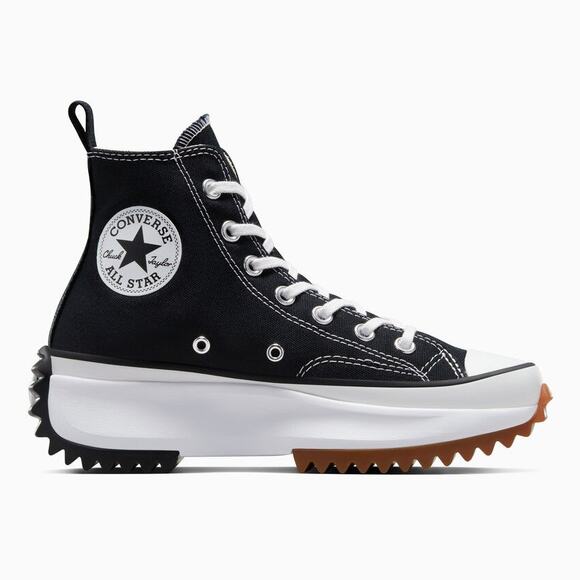 Converse OG Run Star Hike Unisex High Top Platform Sneaker in Black, Size 10 - Picture 1 of 14
